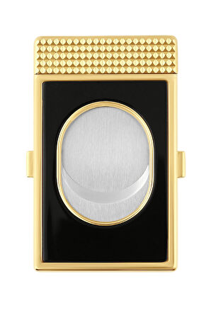 S.T. Dupont Standlı Slim Gold-Siyah Puro Makası Kesici 3482