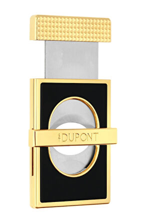 S.T. Dupont Standlı Slim Gold-Siyah Puro Makası Kesici 3482