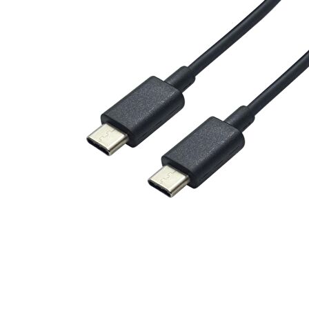 Omars Type-C to Type-C 3A Şarj ve Data Kablosu Siyah 1 Metre