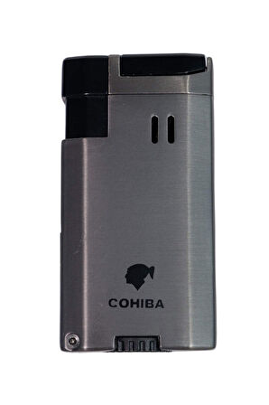 Cohiba Çift Torch Pürmüz Gunmetal Puro Çakmağı