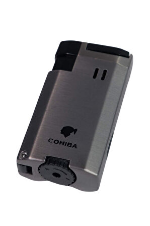 Cohiba Çift Torch Pürmüz Gunmetal Puro Çakmağı