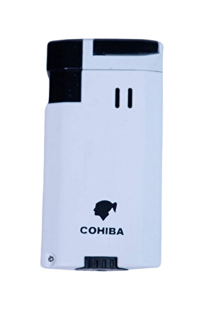 Cohiba Çift Torch Pürmüz Beyaz Puro Çakmağı