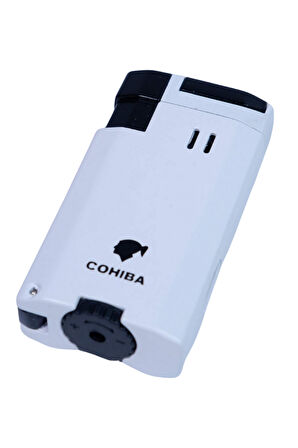 Cohiba Çift Torch Pürmüz Beyaz Puro Çakmağı