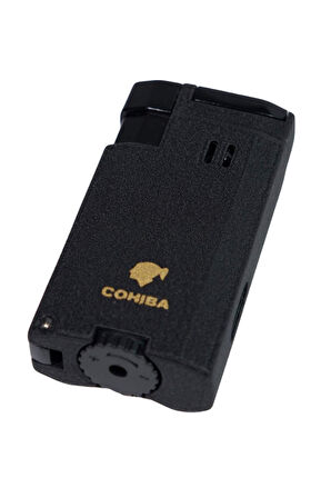 Cohiba Çift Torch Pürmüz Siyah Puro Çakmağı