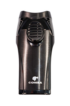 Cohiba Çift Torch Pürmüz Gunmetal Puro Çakmağı