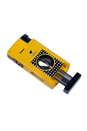 Cohiba Çift Torch Pürmüz Sarı Puro Çakmağı