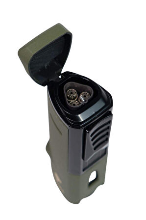 Cohiba 3 Torch Pürmüz Yeşil Puro Çakmağı