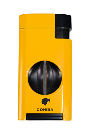 Cohiba Çift Torch Pürmüz Sarı Puro Çakmağı