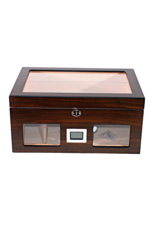 PremiumQuality Urdesa Kahverengi Sedir Humidor Puro Kutusu