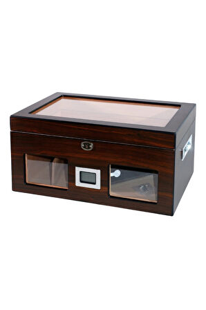 PremiumQuality Urdesa Kahverengi Sedir Humidor Puro Kutusu