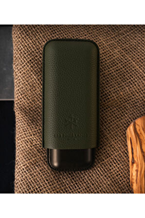 Le Petit By Les Fines Lames İkili Yeşil Puro Kılıfı