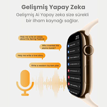 JHY S10 ULTRA SMART WATCH GOLD