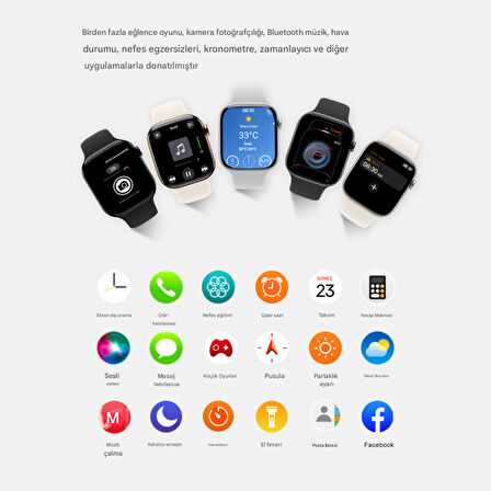 JHY S10 PRO SMART WATCH SİLVER