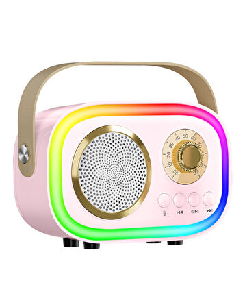 JHY K5 2 Mikrofonlu Bluetooth  Bağlantılı Karaoke Hoparlör
