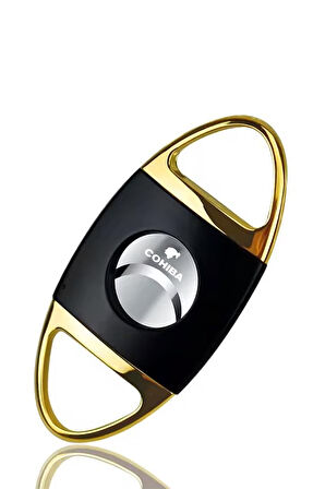 Cohiba Gold-Bordo Desenli Metal Puro Makası Kesici