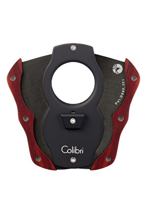 Colibri Wood S-Cut Kırmızı - Siyah Puro Makası Kesici