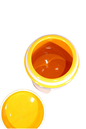 Cohiba Sarı Nokta Desenli Puro Saklama Kutusu Jar