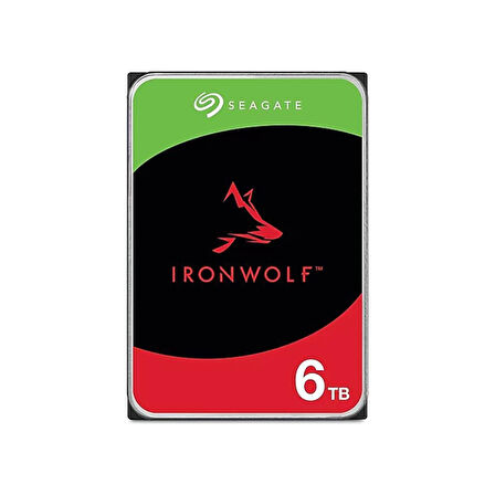 Seagate 6TB 3.5" 5400Rpm 256MB SATA IronWolf Nas Disk ST6000VN006