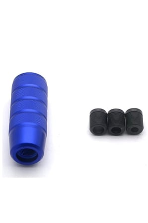 Mavi Baklalı Vites Topuzu Metal-Spor Araçlar İçin 9.5cm Renkli Şık Tasarım