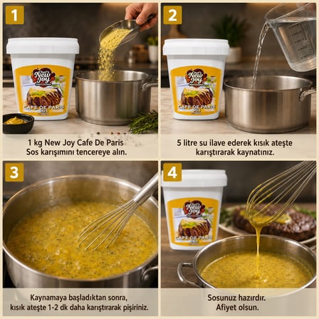 Cafe de Paris Sauce 1000 gr Sos Tozu