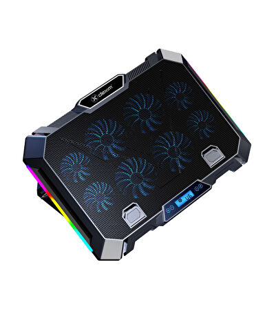 Dexım Dna005 K28 Nb Aks 8 Rgb Fanlı 2Xusb Lcd Ekran Telefon Standlı Notebook Soğutucu Stand