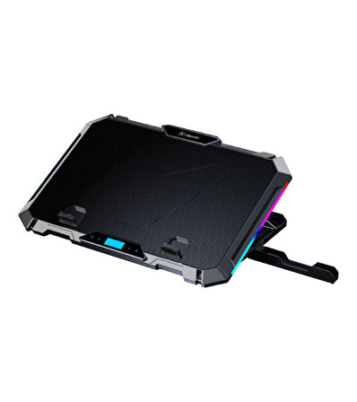 Dexım Dna005 K28 Nb Aks 8 Rgb Fanlı 2Xusb Lcd Ekran Telefon Standlı Notebook Soğutucu Stand