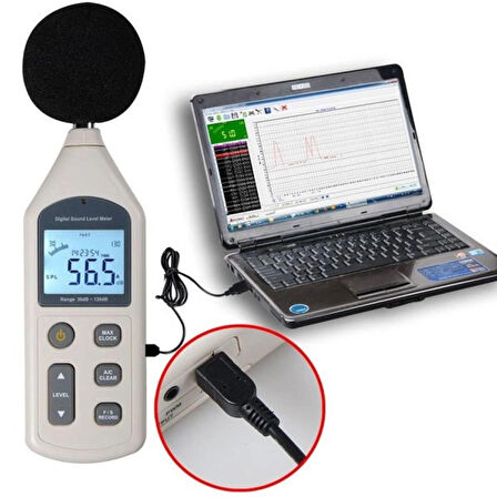 Benetech GM1356 Desibel Ölçüm Cihazı Datalogger Özellikli