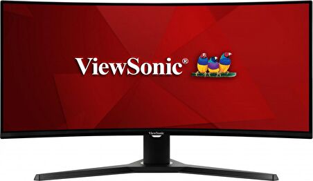 Viewsonic VX3418-2KPC 34 inç 1 ms HDMI Display 144 Hz Curved LED HD Oyun Bilgisayar Monitörü