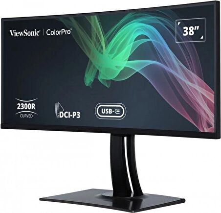 37,5 VIEWSONIC VP3881a CURVED LED IPS 350 NITS 3840 X 1600 5MS USB TIP C 2XHDMI DP VESA FOTOĞRAF / PRODÜKSİYON / TASARIM PROFESYONEL MONİTÖR