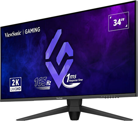ViewSonic 34” VX3480-2K-PRO 1ms 165hz UWQHD FreeSync Premium Gaming (Oyuncu) Monitör
