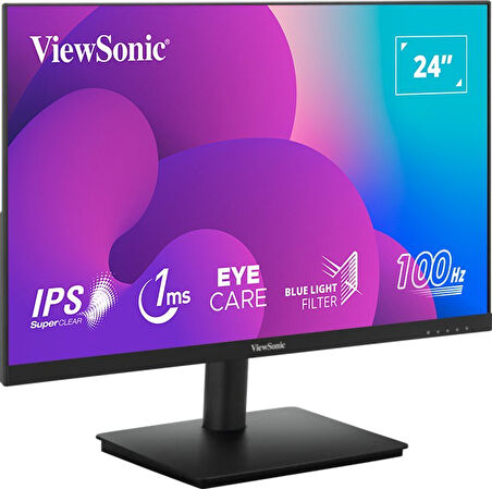 Vıewsonıc 23.8" VA240-H Fullhd 1ms 100HZ IPS HDMI VGA Superclear 3 Kenar Çerçevesiz Monıtor