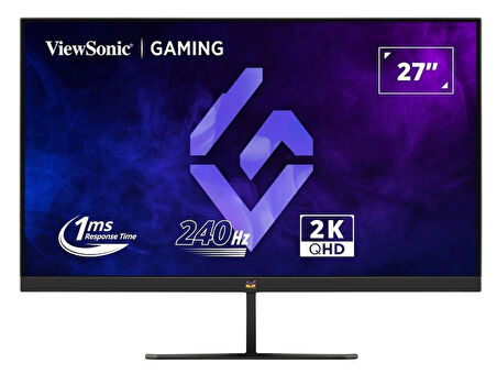 VIEWSONIC 27" VX2758A-2K-PRO-3 2K QHD 1MS 240HZ HDMI DP HDR10 FREESYNC PREMIUM PS/XBOX RGB IPS GAMING MONITOR