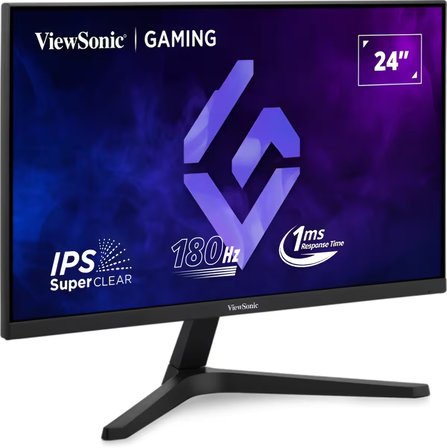 VIEWSONIC VX24G1-HD 24" 1ms MPRT 180HZ G-Sync SuperClear IPS FHD Gaming Monitor