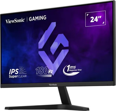 VIEWSONIC VX24G1-HD 24" 1ms MPRT 180HZ G-Sync SuperClear IPS FHD Gaming Monitor