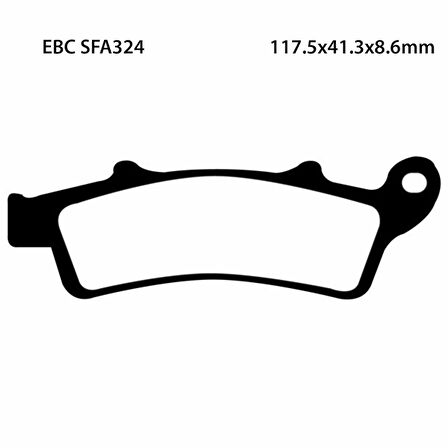Ebc Sfa324 1999-2016 Aprilia Scarabeo 200 Ön Fren Balatası Organik Balata