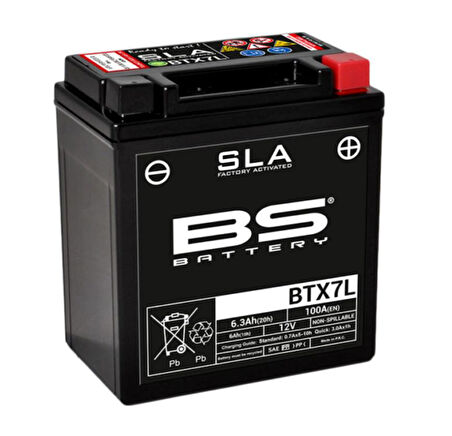 Bs Btx7l Sla 1999-2002 Aprilia SR 150 Uyumlu Akü Jel Akü