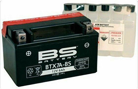 Bs Btx7a-Bs 2017-2020 Benelli TNT 125 Uyumlu Akü Sulu Akü