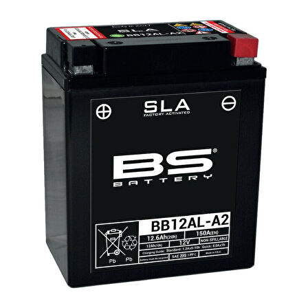 Bs Bb12al-A2 Sla 2000-2007 BMW F 650 CS Uyumlu Akü Jel Akü