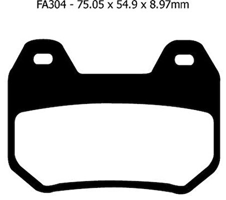 Ebc Fa304 2002-2005 BMW R 1200 CL Uyumlu Arka Fren Balatası Organik Balata