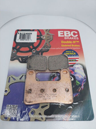 Ebc Fa724Hh 2018-2021 BMW S 1000 R Uyumlu Ön Fren Balatası Sinterli Balata