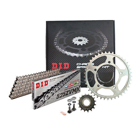 Did Zvmx -Jt 2014-2019 BMW S 1000 XR Uyumlu Zincir Dişli Set Zvm-x Çelik Renk