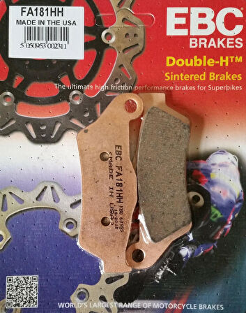 Ebc Fa181Hh 2021-2023 Ducati Multistrada V4 S Uyumlu Arka Fren Balatası Sinterli Balata
