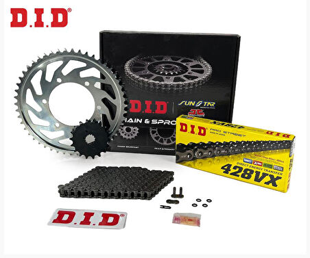 Did 428Vx-Jt 2018-2021 Honda CB 125 R Uyumlu Zincir Dişli Set Çelik Renk