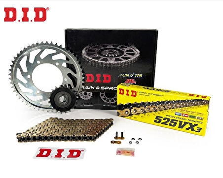 Did-Jt 2004-2007 Honda CBF 600 Uyumlu Zincir Dişli Set Gold (Sarı) Renk