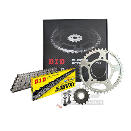Did-Jt 2006-2010 Honda CBF 1000 Uyumlu Zincir Dişli Set Çelik Renk