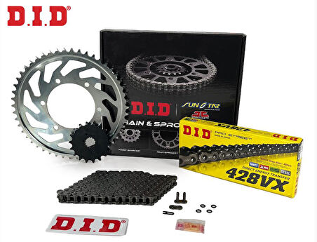 Did 428VX-Jt 2011-2017 Honda CBR 125 R Uyumlu Zincir Dişli Set Çelik Renk