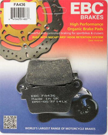 Ebc Fa436 2014-2020 Honda CBR 1000 RR SP Uyumlu Arka Fren Balatası Organik Balata