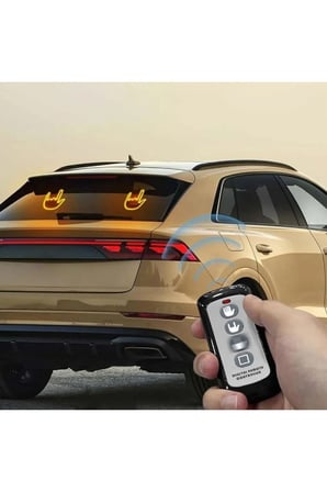 1 Adet El Tasarımlı Uzaktan Kumandalı Araç İçi LED – 176 Amber LED, 3 Hareket Modu, Cırt Cırt Montaj, Car Interior Gesture Light, Hand Gesture LED