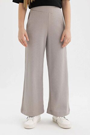 DeFacto Kız Çocuk Straight Fit Waffle Pantolon C4596A824SMGR302