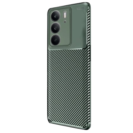 Realme C75 4G Auto Focus Karbon Kapak - Koyu Yeşil